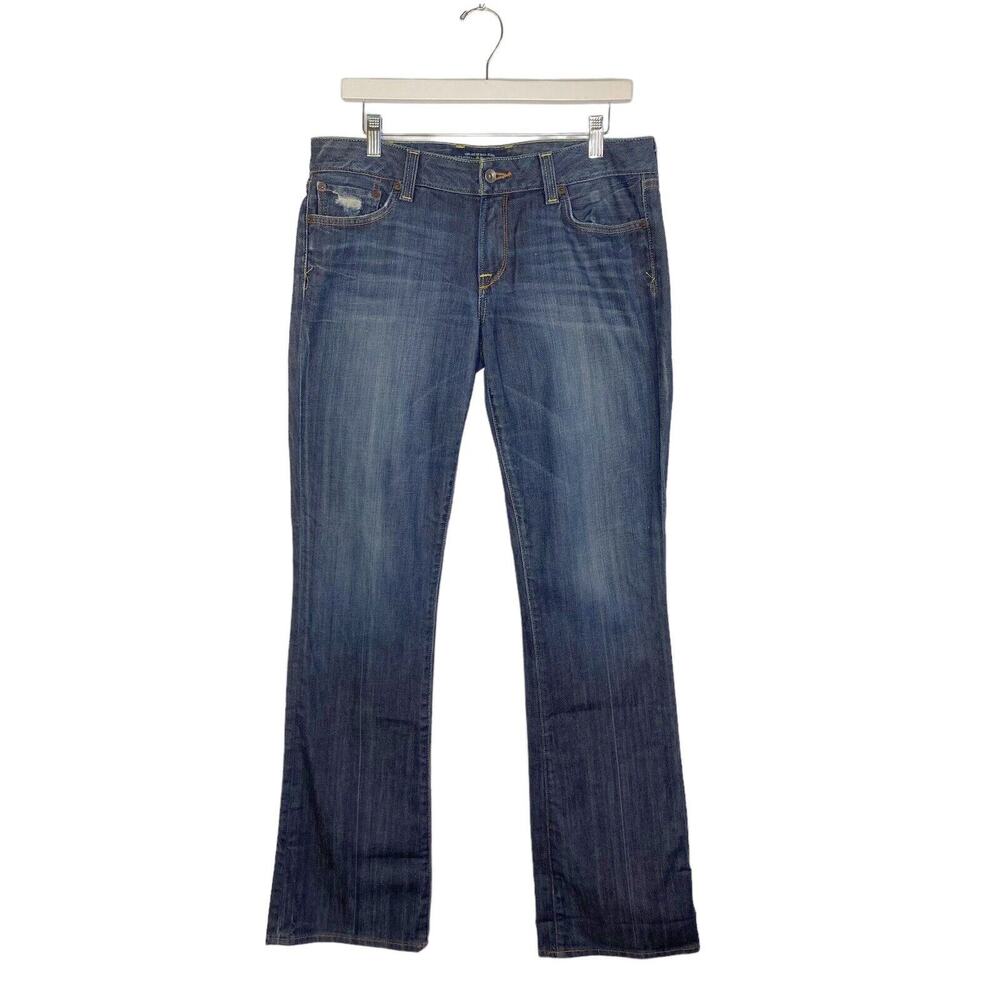 Lucky Brand Jeans Womens Size 10/30‎ Tall Lola Boot Blue Cotton Blend 35" Inseam